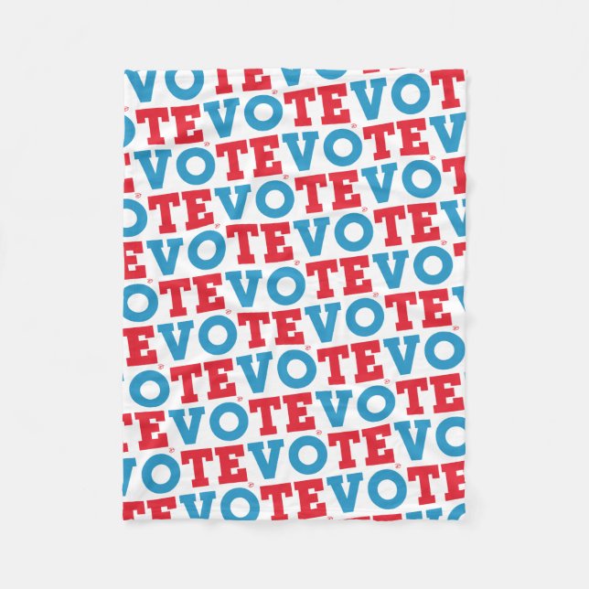 Polaire Manuscrit de bloc couverture de "VOTE" - (Devant)