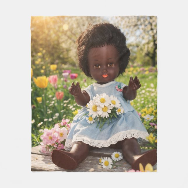 Polaire Matin de printemps, couverture douillette – amour  (Devant)