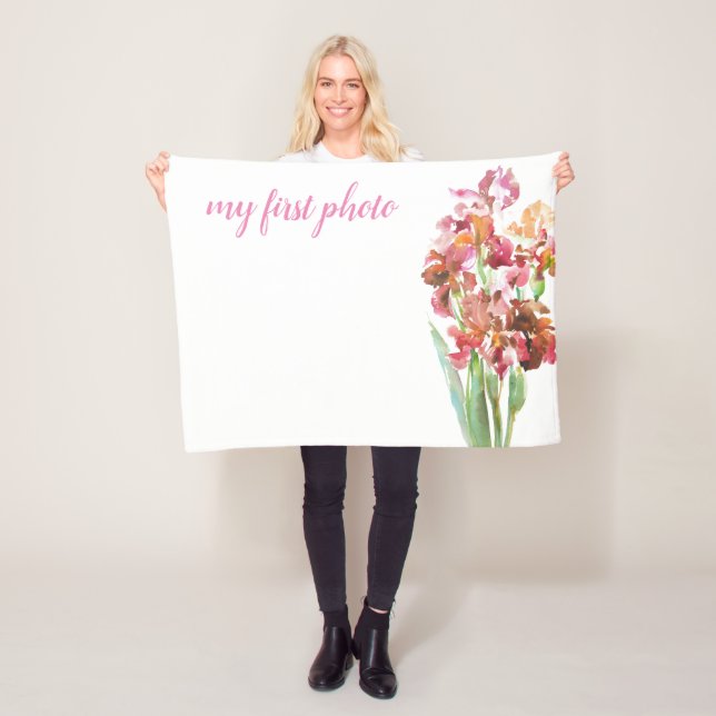 Polaire Mini couverture pour votre première photo de bébé (En situation)