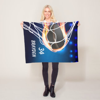 Polaire Nom et numéro personnalisés Couverture de la flott