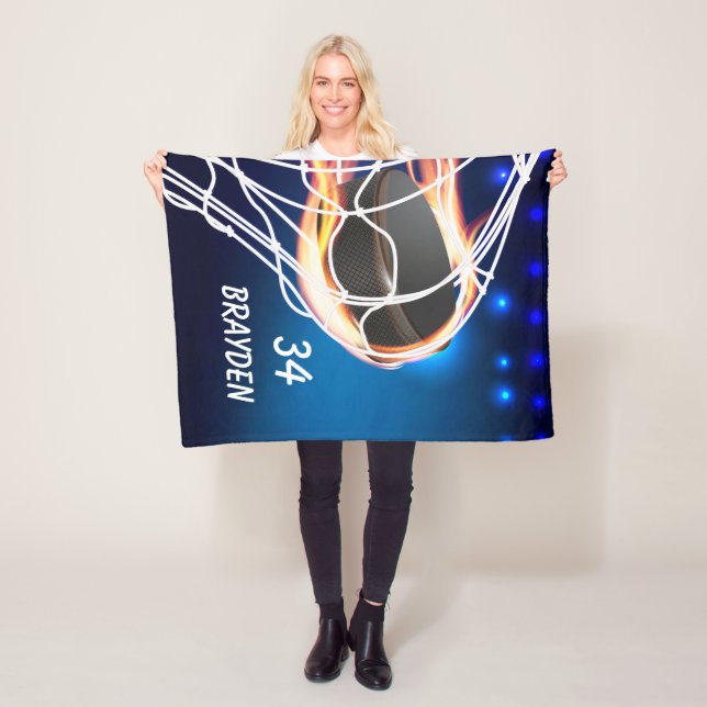 Polaire Nom et numéro personnalisés Couverture de la flott (En situation)