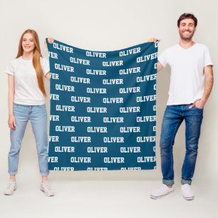 Polaire Nom personnalisé Couverture personnalisée pour enf