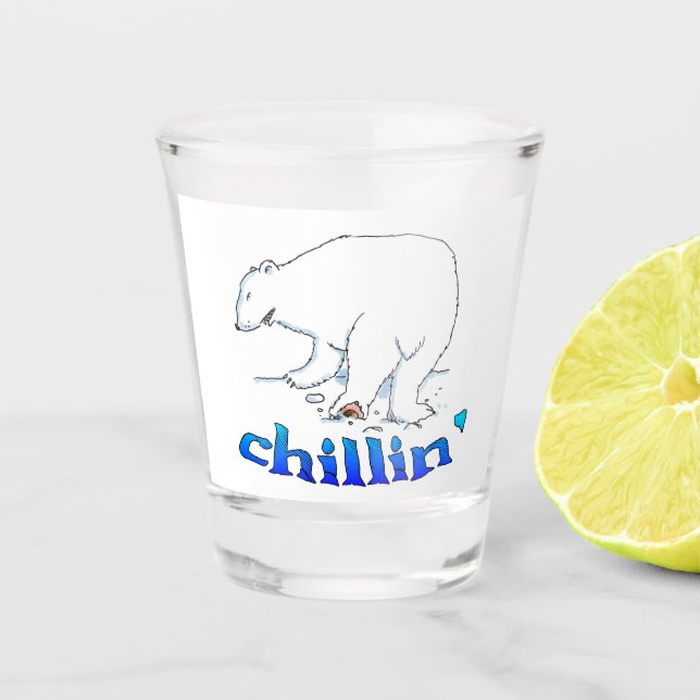 Polaire Ours Chill blanc abattu verre (Devant)