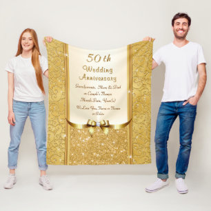 Polaire Personnalisez la cinquantième couverture de jet