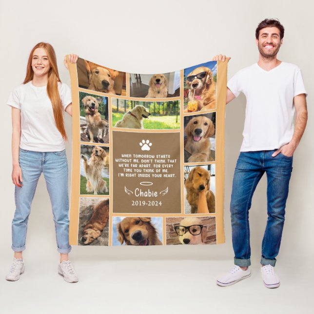 Polaire Pet Memorial Photo Collage de couverture (En situation)