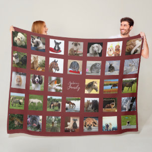 Polaire PET Photo Collecte de couverture - Garde-souvenir/