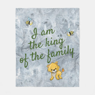 Polaire Petit lion couverture bébé