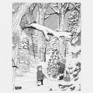 Polaire Photos cachées Enfants dans la couverture de neige