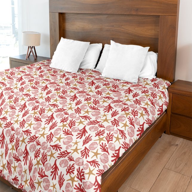 Polaire Plaid étoilé et coquillages Couverture en molleton (Créateur téléchargé)