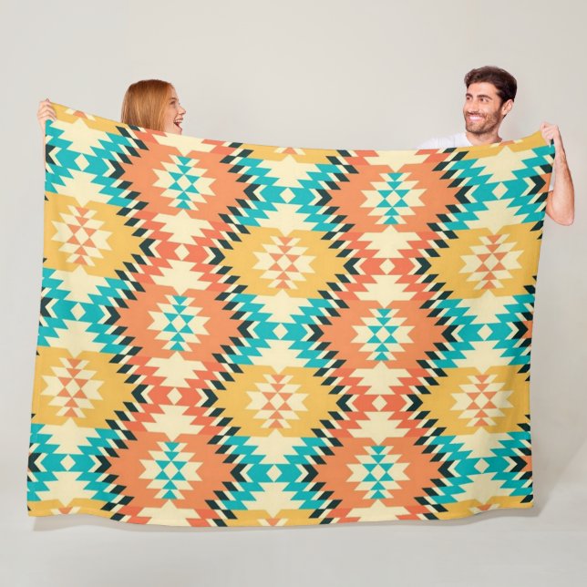 Polaire Plaid Native 60x80 Couverture en Laine (En situation)