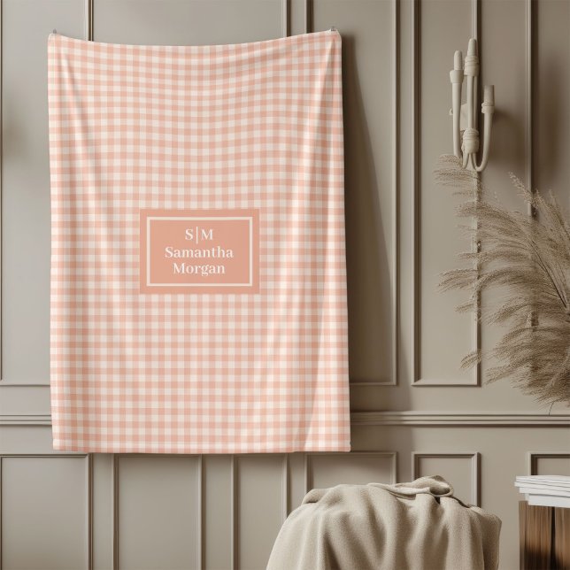 Polaire Plaid personnalisé chic couverture moderne esthéti (Personalized Cozy Blanket Chic Modern Aesthetic)
