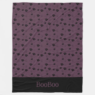 Polaire Plaques de couverture de chat personnalisées Nom P
