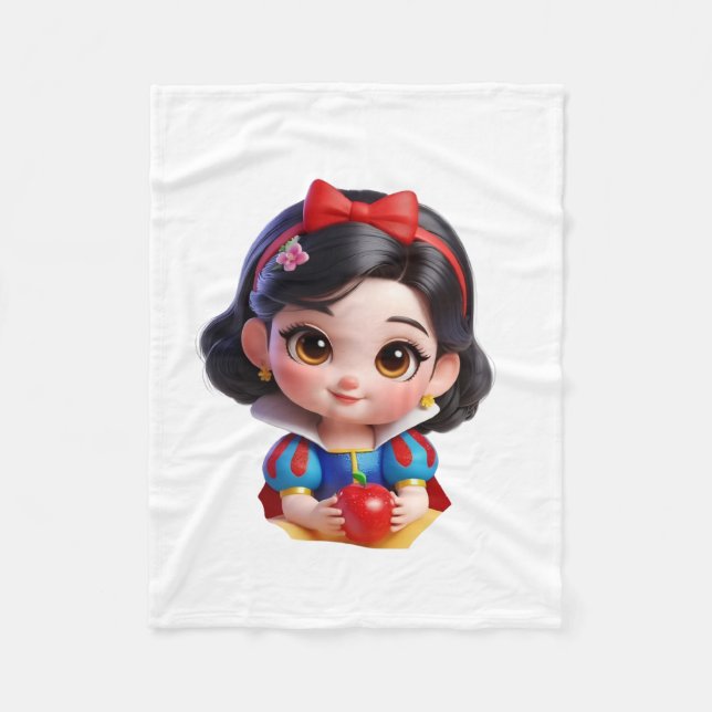 Polaire Princesse Chibi avec couverture de pomme (Devant)