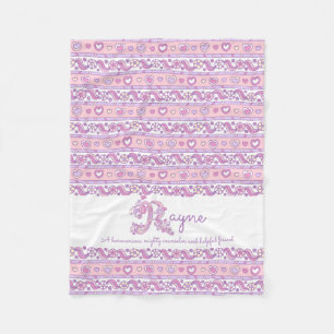 Polaire Rayne R nom signifiant couverture d'art de doodle 