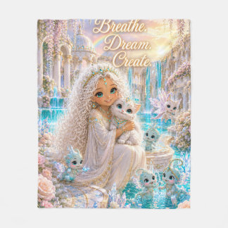 Polaire Respirez Rêvez Créez Couverture Douillette Enchant