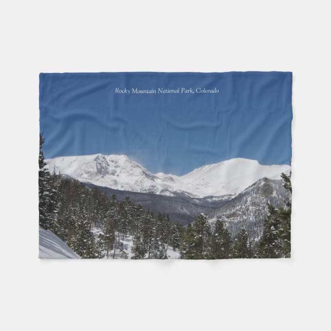 Polaire Rocky Mountain National Park 2 toison couverture (Devant (Horizontal))