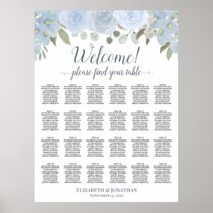 Polaire Rustique bleu bleu floral 24 Tableau de si