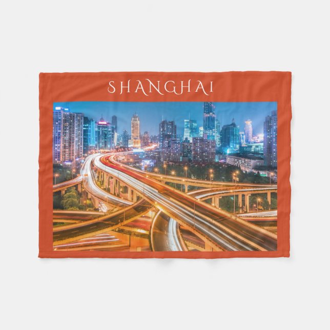Polaire Shanghai Overpass 2 toison couverture (Devant (Horizontal))