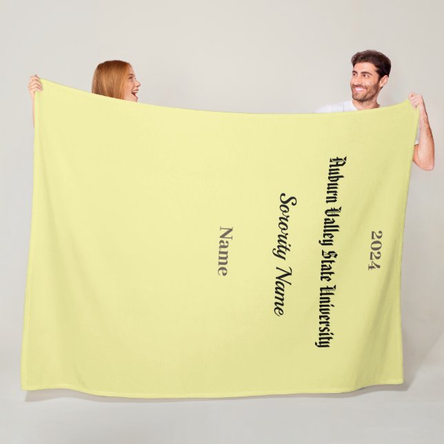 Polaire Sororité universitaire Personnaliser la couverture (En situation)