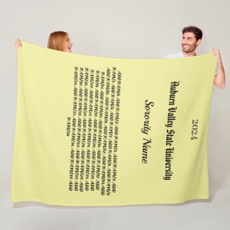 Polaire Sororité universitaire Personnaliser la couverture