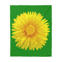 "Sunshine Flowers" Jetez une couverture design.
