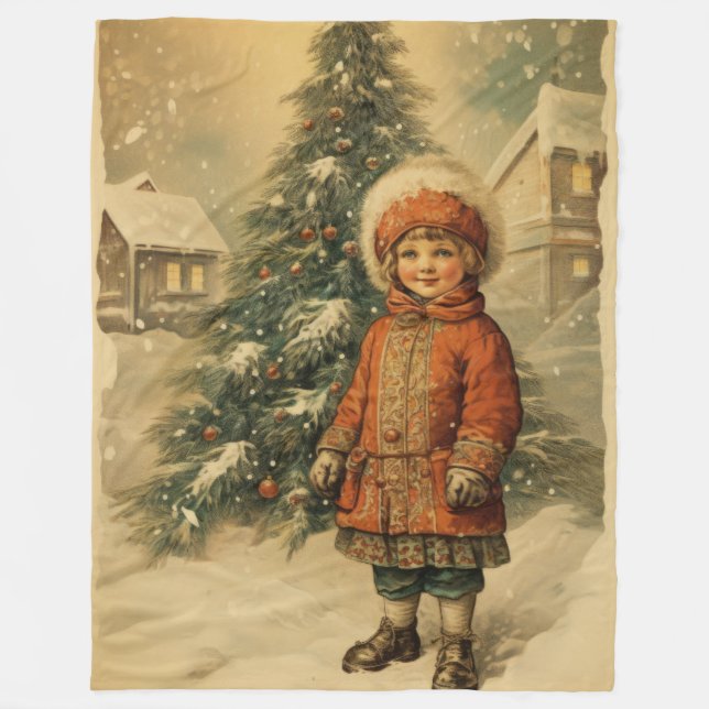 Polaire Touches du patrimoine Couverture de Noël tradition (Devant)