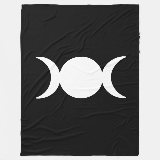 Polaire triple lune couverture || cadeaux spirituels  (Devant)