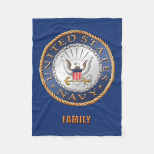 Polaire U.S. Couverture d'ouatine de famille de marine