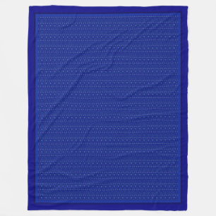 Polaire Un léger déluge sur la couverture en laiton bleu