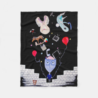 Polaire Une couverture en toison unique. Le Mur de Pink.