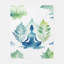 Une couverture inspirée du yoga pour le bien-être