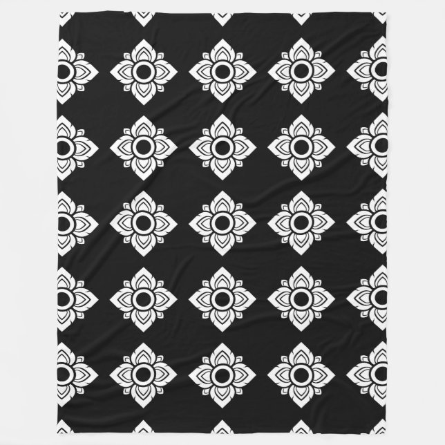 Polaire Une Grande Couverture De Motif Thaïlandaise Pour T (Devant)