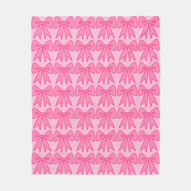 Polaire Vaches roses rétro Couverture de la chambre Cadeau (Devant)