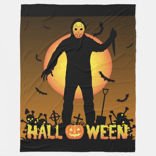 Polaire vendredi 13e couverture zombie (Devant)