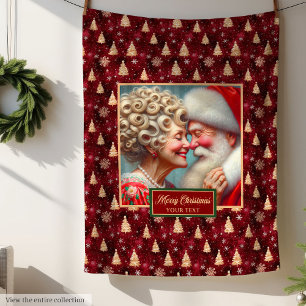 Polaire Vintage couverture de vacances Cosy Noël Père Noël
