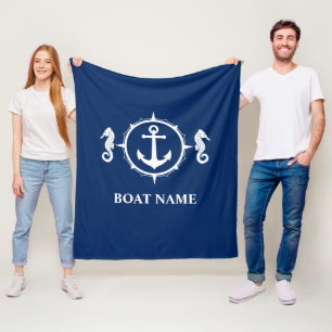 Polaire Votre couverture bleue d'ouatine d'Ancre