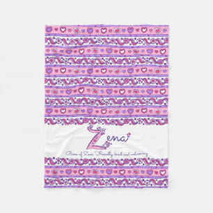 Polaire Zena nom Z personnalisé signifiant couverture enfa