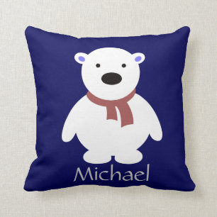 Polaires mignons concernent le coussin de marine,