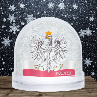 Poland Snow Globe, Polish Flag / Polska