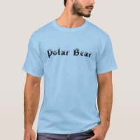 Polar Bear Mens T-shirt bleu