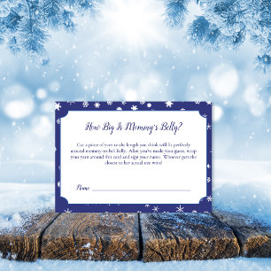 Polar Bear Mommy's Belly Taille Baby shower Jeu