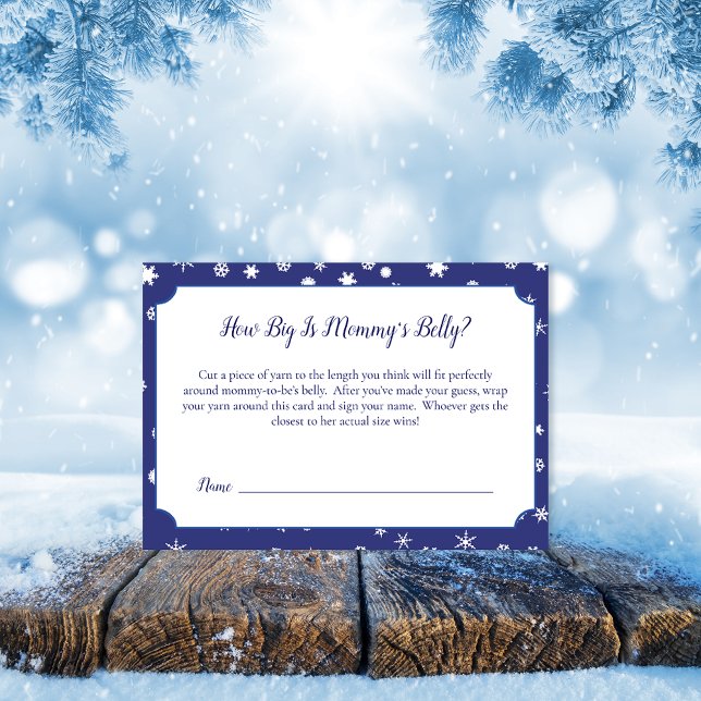 Polar Bear Mommy's Belly Taille Baby shower Jeu (Créateur téléchargé)