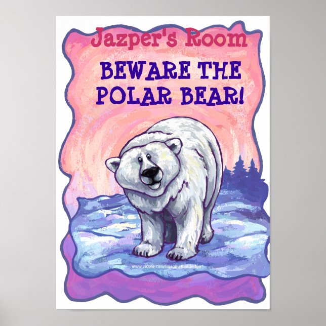 Polar Bear My Room Poster (Devant)
