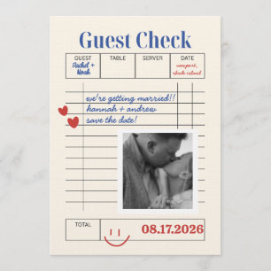 POLAROID Invitation Save The Date 