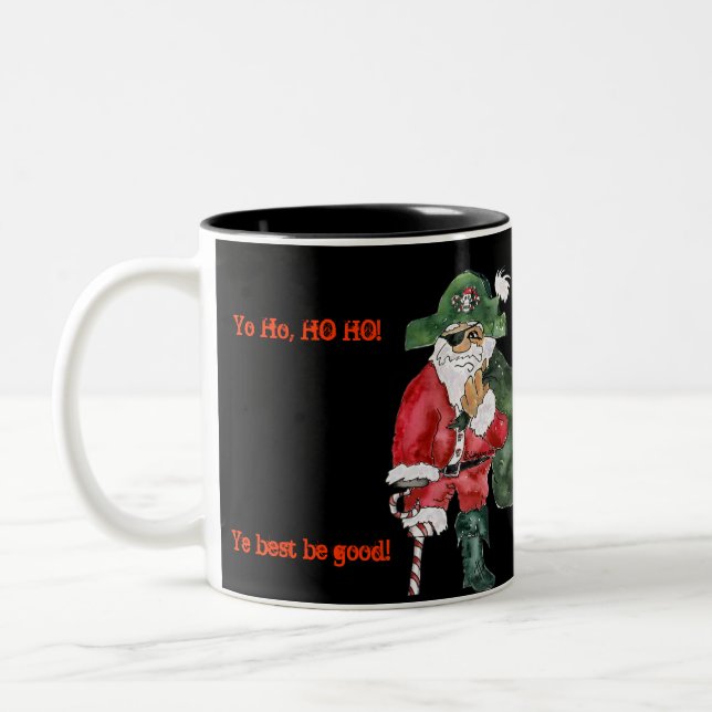 Pôle Nord Pirate Mug - Cptn. Crusty Kringle (Gauche)
