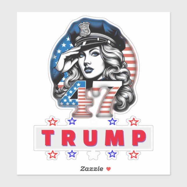 Police001 Sticker en vinyle coupé sur mesure (Feuille)