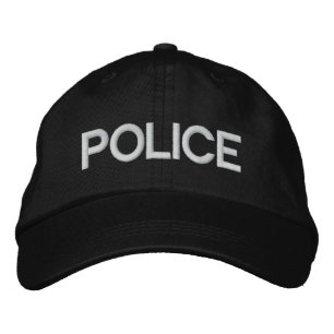 POLICE Casquette ajustable personnalisée