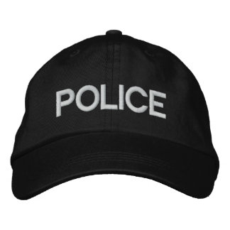 POLICE Casquette ajustable personnalisée