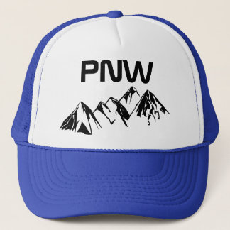 Police de casquette de camionneur de PNW grande