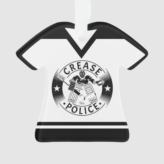 Police de hockey de gardien de but (devant)